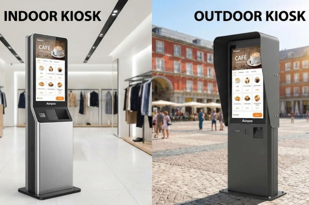 Outdoor vs. Indoor Self-Service Kiosks