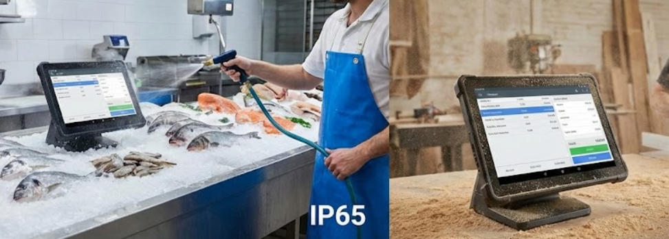Waterproof POS terminals IP65