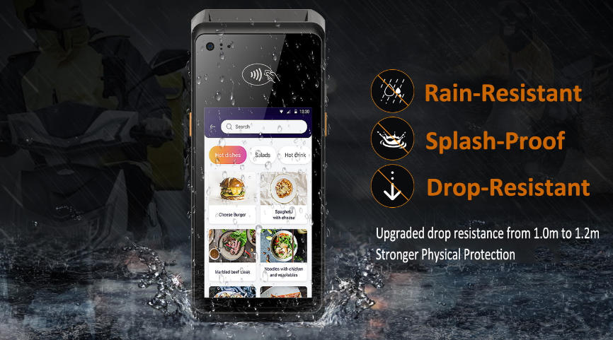 What is the difference between a handheld POS terminal and a mobile payment terminal?