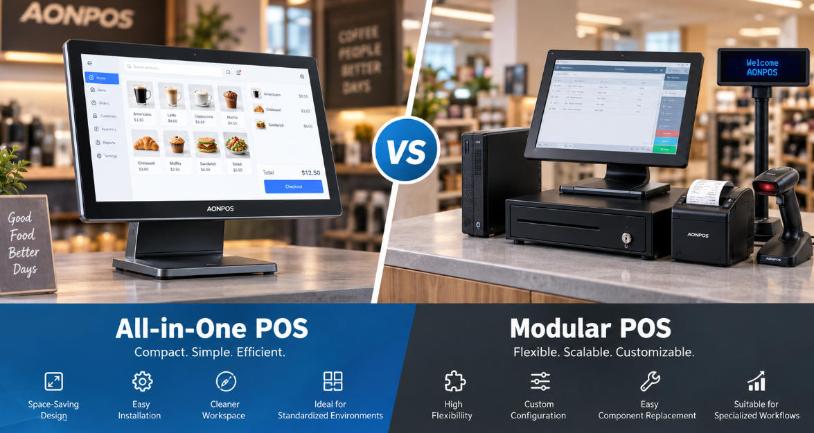 All-in-One POS vs Modular POS: Which Hardware Architecture Fits Your Business?