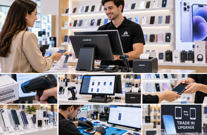 phone store POS hardware